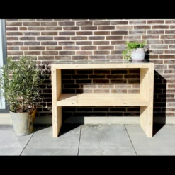 Plantebord Af Nye Brede Traller - Med Topplade Kabeltromlen Plantebord Af Nye Brede Traller Længde 120cm