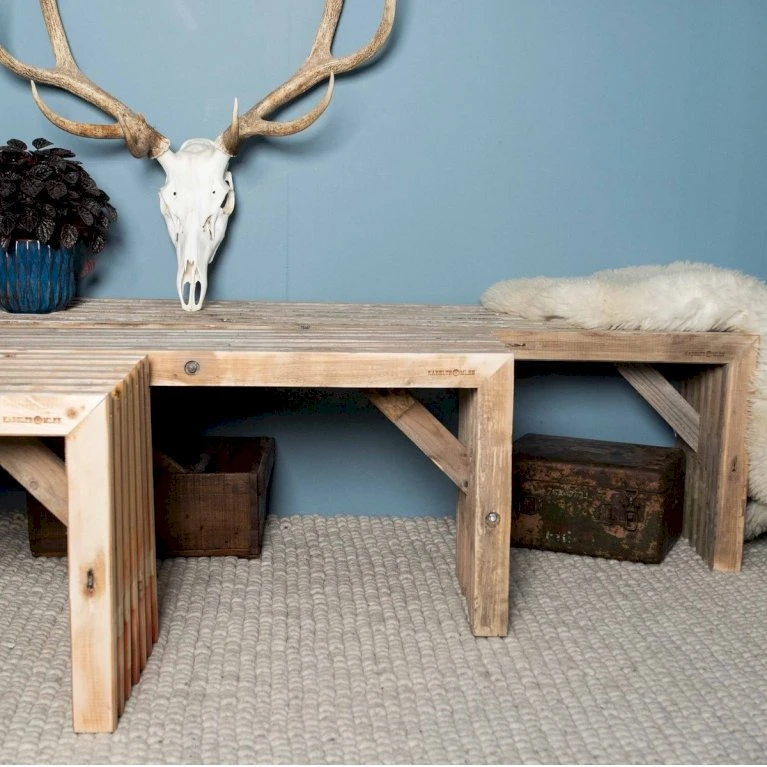 Bænk Af Brugte Traller Kabeltromlen Bænk Af Brugte Traller Længde 120 Cm 5 Bænk Af Brugte Traller Kabeltromlen Bænk Af Brugte Traller Længde 120 Cm - Image 3