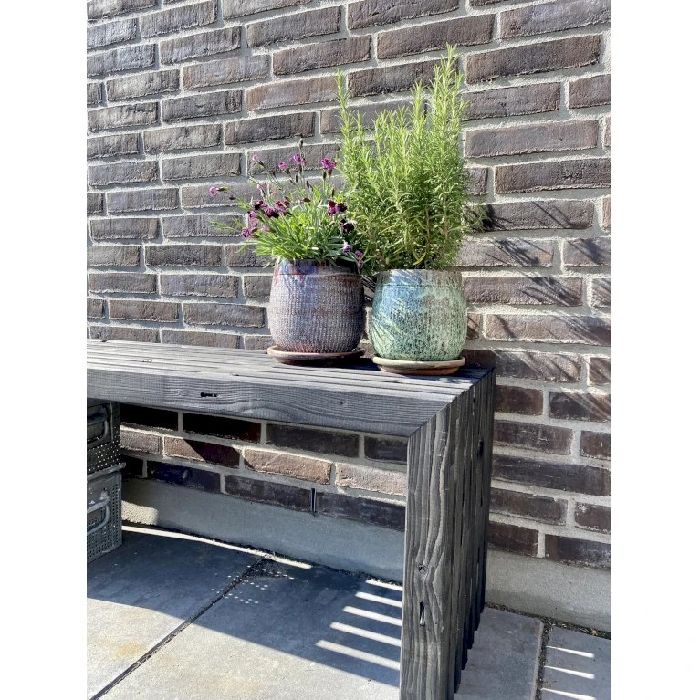 Bænk Af Sorte Traller Kabeltromlen Bænk Af Sorte Traller Længde 137 Cm 5 Bænk Af Sorte Traller Kabeltromlen Bænk Af Sorte Traller Længde 137 Cm - Image 3