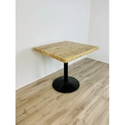 Cafébord Af Genbrugstræ Kabeltromlen Cafébord Af Genbrugstræ Lakeret, 70 X 70 Cm