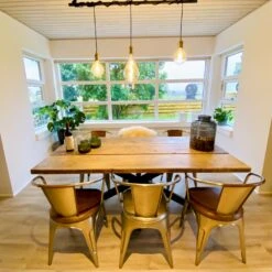 Genbrugsplankebord Med Star-ben Kabeltromlen Genbrugsplankebord Med Star-ben Lakeret, Længde 180 Cm